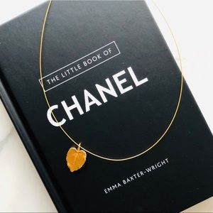 NWOT Leaf chocked necklace 925sterling silver/gold